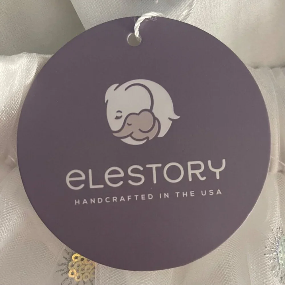 Elestory Womens Long Skirt Size S Sequin Princesscore Fairycore Romantic Angelic - Picture 5 of 6